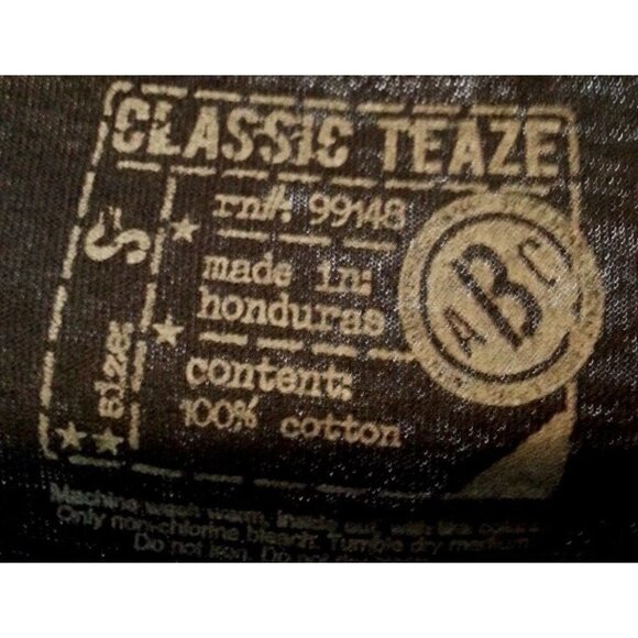 Classic Teaze Men T Shirt Size Small Hunting Graphic Black - Picture 4 of 4